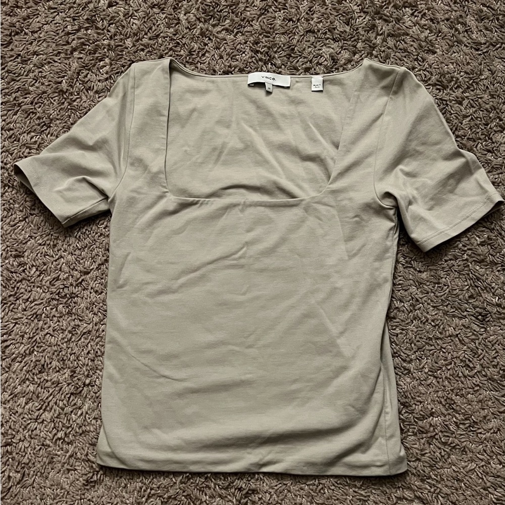 Vince light green top